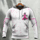 Breast Cancer Awareness Wear Pink Message - Hoodie