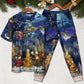 Christmas Family In Love - Pajamas Short Sleeve - Owls Matrix LTD