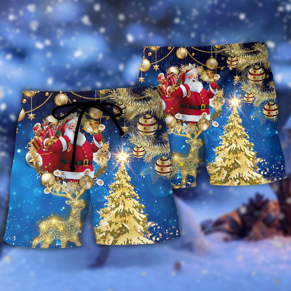 Blue Christmas Tree Style – Beach Short