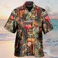 Retro Film Camera Vintage Photography Art – Hawaiian Shirt