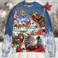 Christmas Say Hi From Santa Sleigh – Sweater - Ugly Christmas Sweater