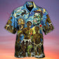 Halloween Zombie Starry Night Funny Boo Art - Hawaiian Shirt