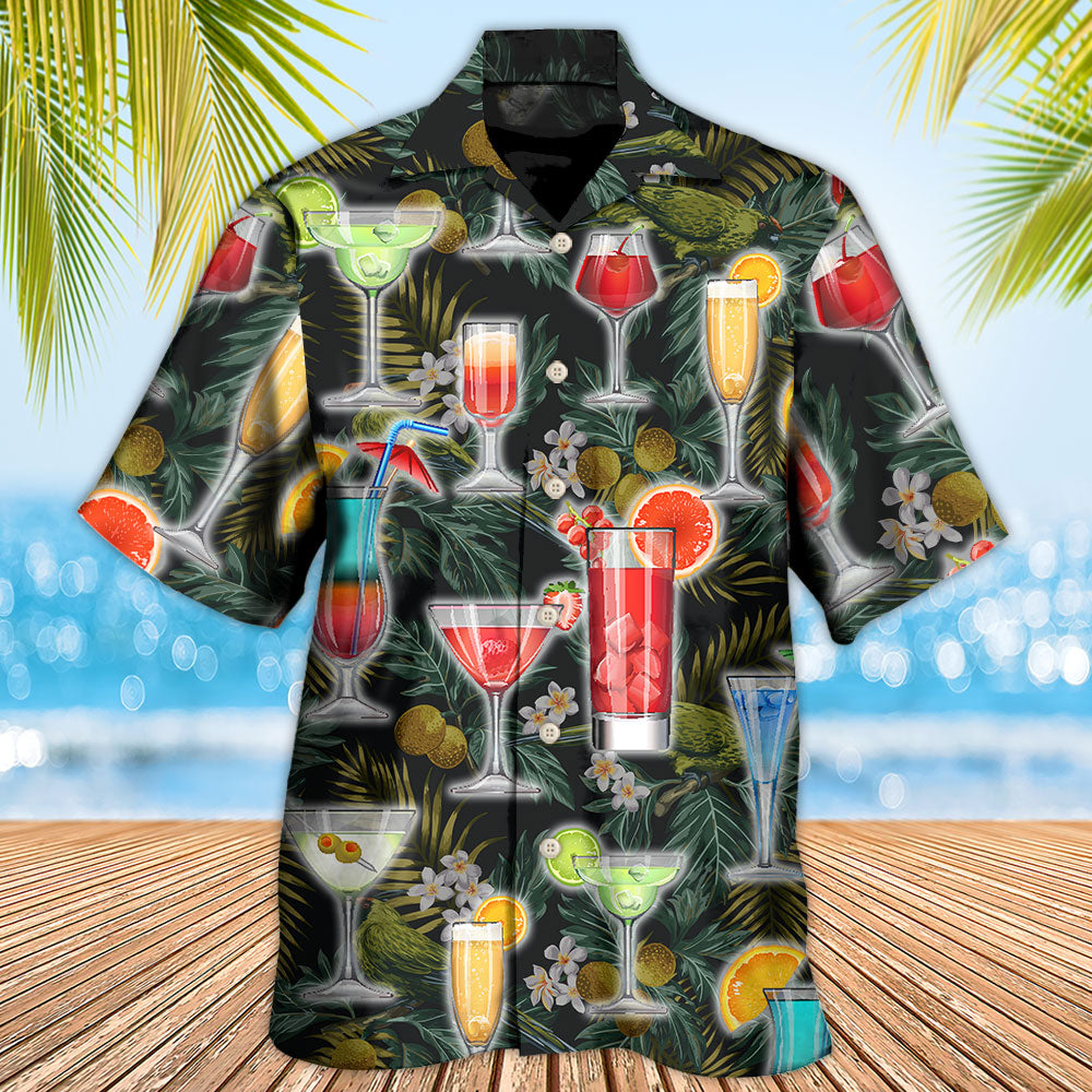 Summer Cocktail Tropical Beach Vibe – Hawaiian Shirt