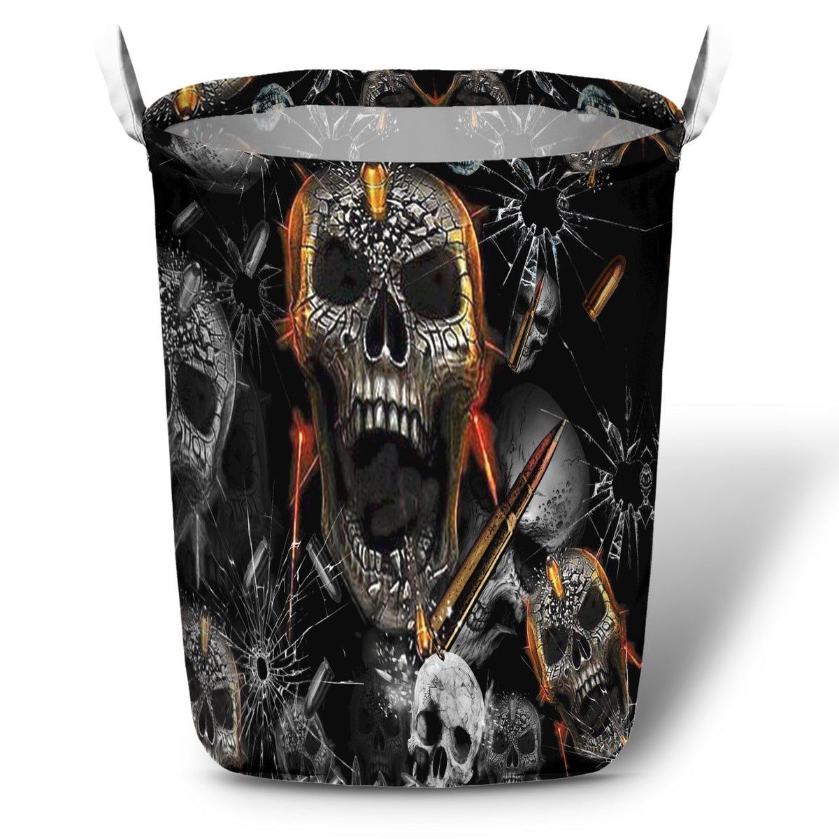 Skull Oh My Skull Cool - Laundry Basket - Owls Matrix LTD