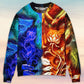 Phoenix Rebirth Fantasy Life Art – Sweater - Ugly Christmas Sweater