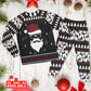 Christmas Up On The Rooftop Click Click Click Santa Claus - Pajamas Long Sleeve - Owls Matrix LTD