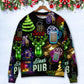 Christmas Beer Neon Art Style – Sweater - Ugly Christmas Sweater