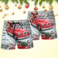 Santa Red Truck Christmas – Beach Short