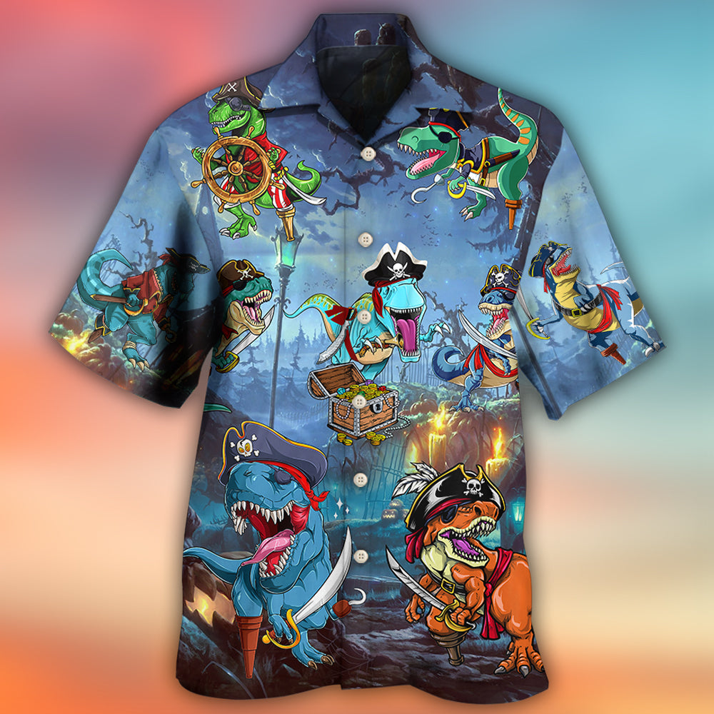 Halloween Pirate Dinosaur Fantasy Horror – Hawaiian Shirt