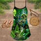 Skull Hear No Evil Style – Women's Summer Sleeveless V-Neck Camisole Dress