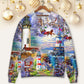 Lighthouse Christmas Santa Be A Light – Sweater - Ugly Christmas Sweater
