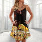 Tacos Fast Food Delicious – Women's Summer Sleeveless V-Neck Camisole Dress