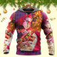 Santa Story Light Art - 3D Hoodie