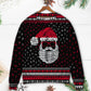 Christmas Santa Retro Viking Pattern – Sweater - Ugly Christmas Sweater