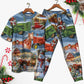 Christmas To Farm Happiness - Pajamas Short Sleeve - Owls Matrix LTD