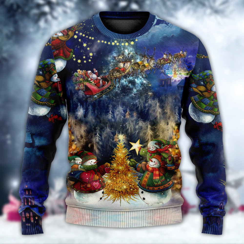 Christmas Family In Love Style – Sweater - Ugly Christmas Sweater