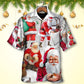Christmas Santa Story Funny Holiday Art – Hawaiian Shirt
