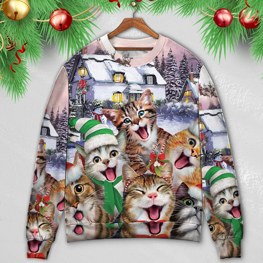 Christmas Cat You Are All I Need – Sweater - Ugly Christmas Sweater