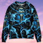 Thunder Black Ground Skull Style – Sweater - Ugly Christmas Sweater