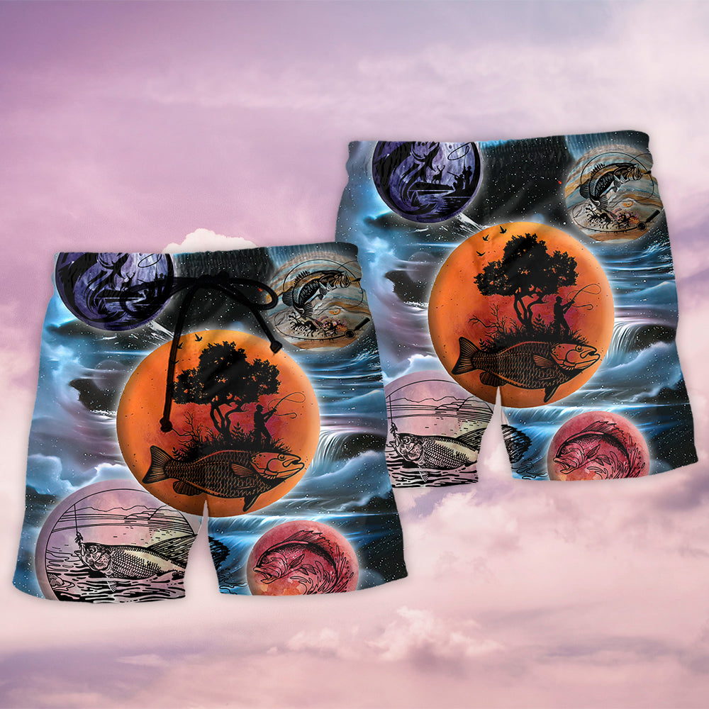 Fishing I Like Fishing - Beach Short - Owls Matrix LTD