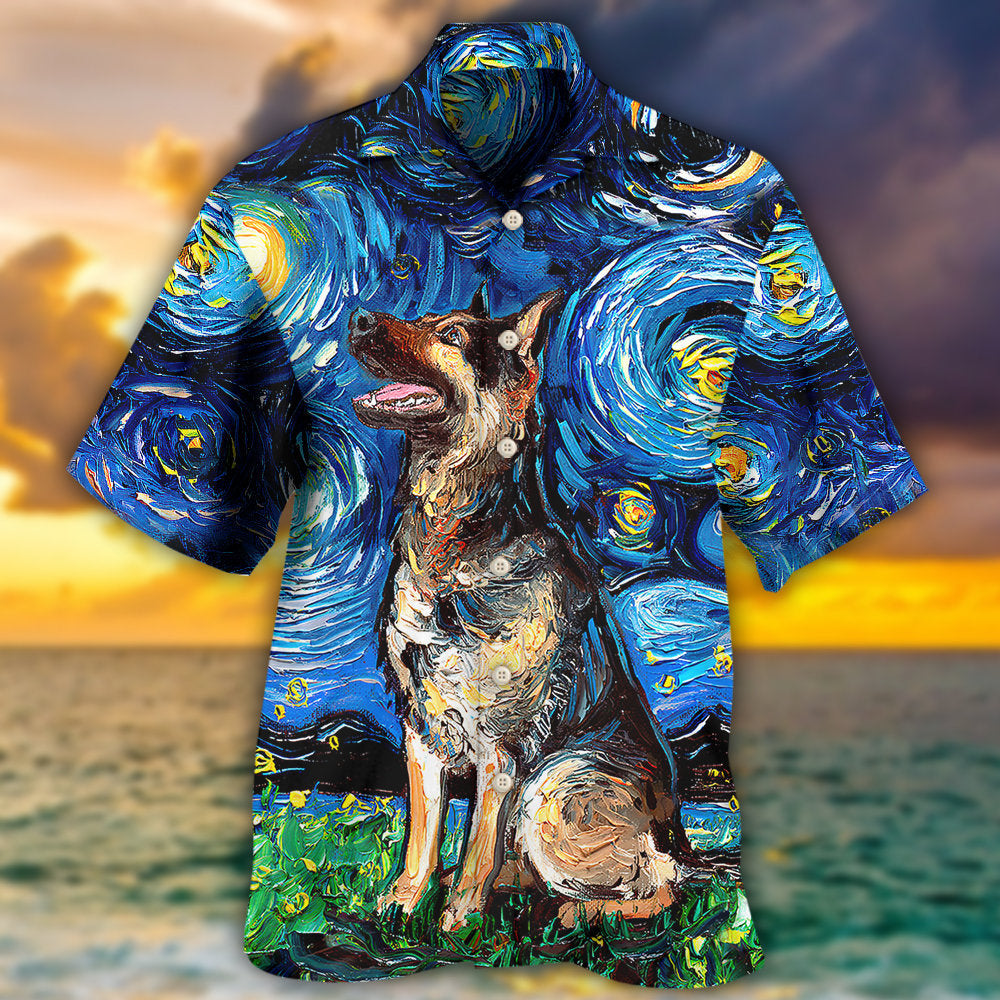 German Shepherd My Cool Dog Artistic Style - Hawaiian Shirt
