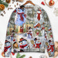 Christmas Snowman Merry Xmas Style – Sweater - Ugly Christmas Sweater