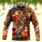 Santa Gift Holiday Art - 3D Hoodie