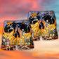 Halloween Skeleton Party Pumpkin - Beach Short