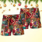 Santa Story Xmas Art – Beach Short