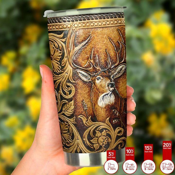 Hunting Love Deer 20 Oz Tumbler For Cozy Home Office Travel And Outdoor Drink Moments