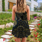 Elephant Mandala Summer Vibes – Women's Summer Sleeveless V-Neck Camisole Dress