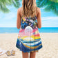 Dolphin Summer Sea Love – Women's Summer Sleeveless V-Neck Camisole Dress