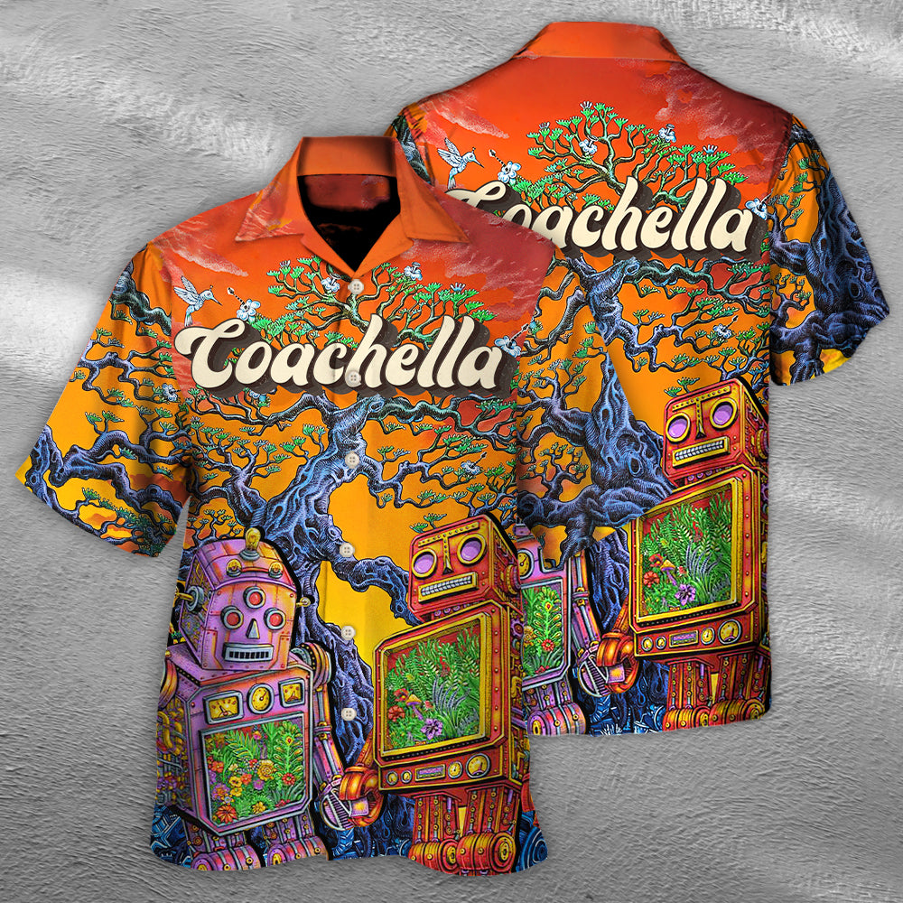 Music Event I Want To Live A Festival Forever - Hawaiian Shirt