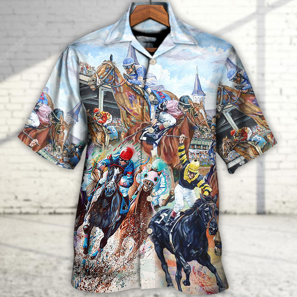 Horseback Riding Buy Me A Horse Then We Can Talk - Hawaiian Shirt