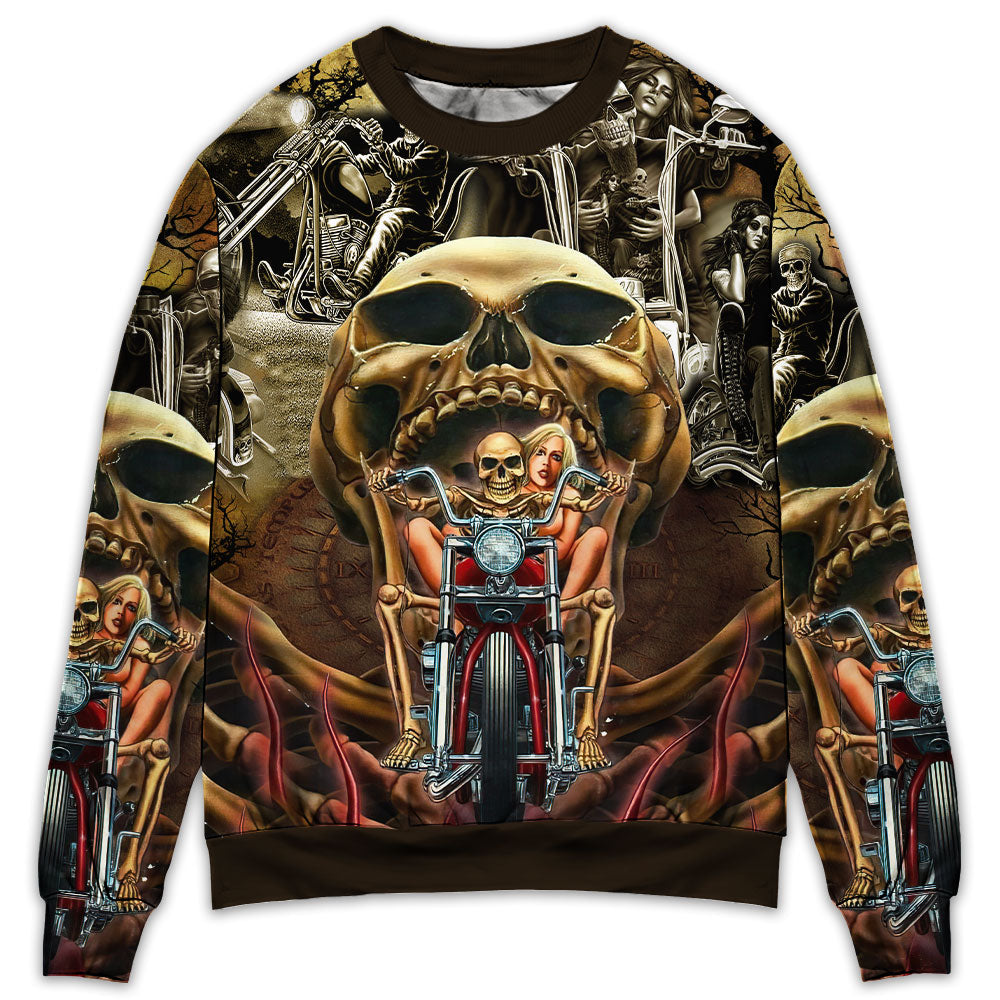 Stay Wild Skull Inspirational Style – Sweater - Ugly Christmas Sweater