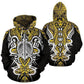 Hawaii Turtle Tribal Yellow Armor Art - 3D Hoodie