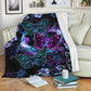 Butterfly Faith Hope Love Flannel Blanket For Relaxing At Home And Travel