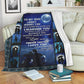 Family To My Wife Couple Flannel Blanket For Relaxing At Home And Travel