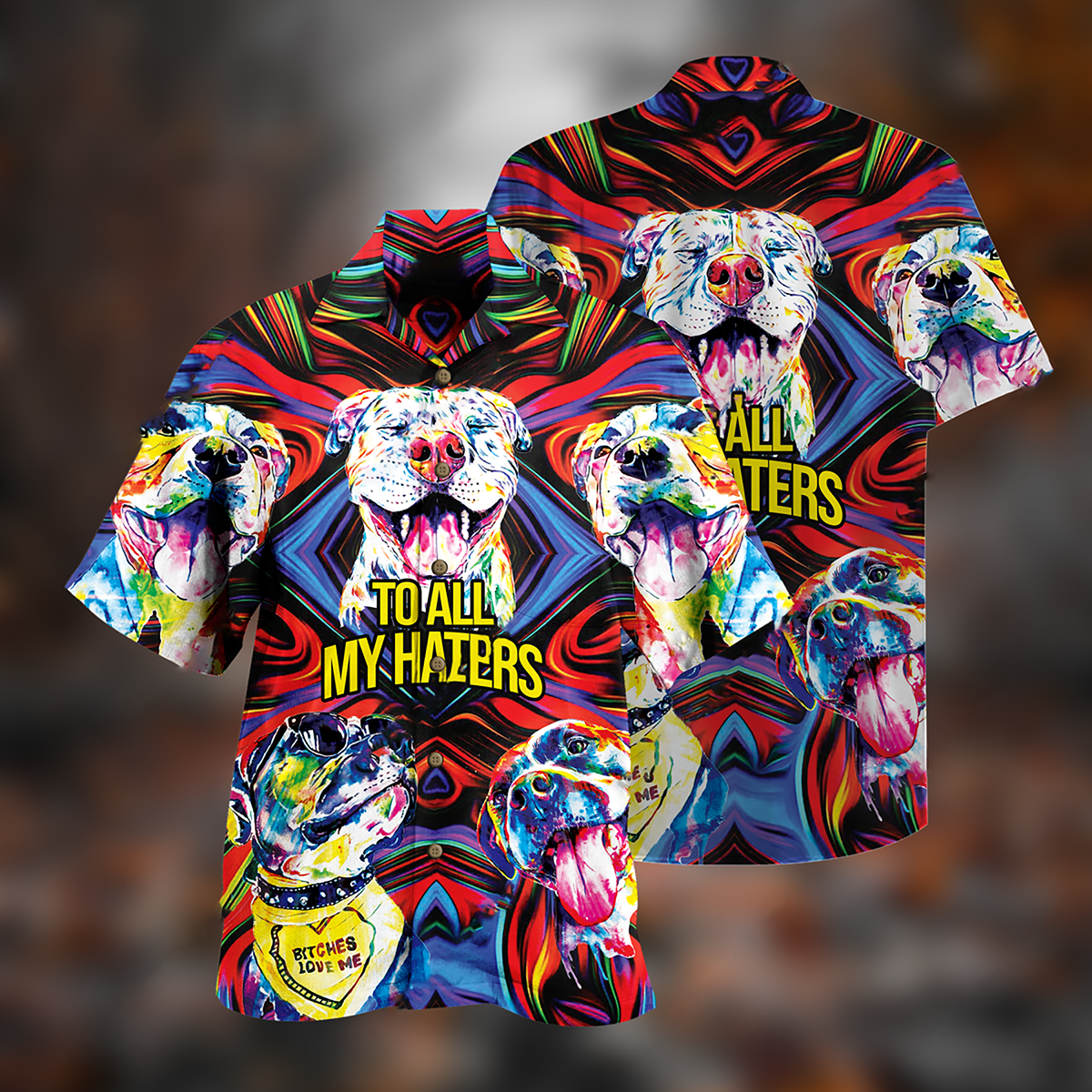 Strong Attitude To All My Haters Vintage Style - Hawaiian Shirt
