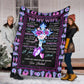 God To My Wife I Knew Flannel Blanket For Relaxing At Home And Travel