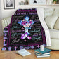 Christian Faith Inspiration Flannel Blanket For Cozy Bedroom And Sofa Decor