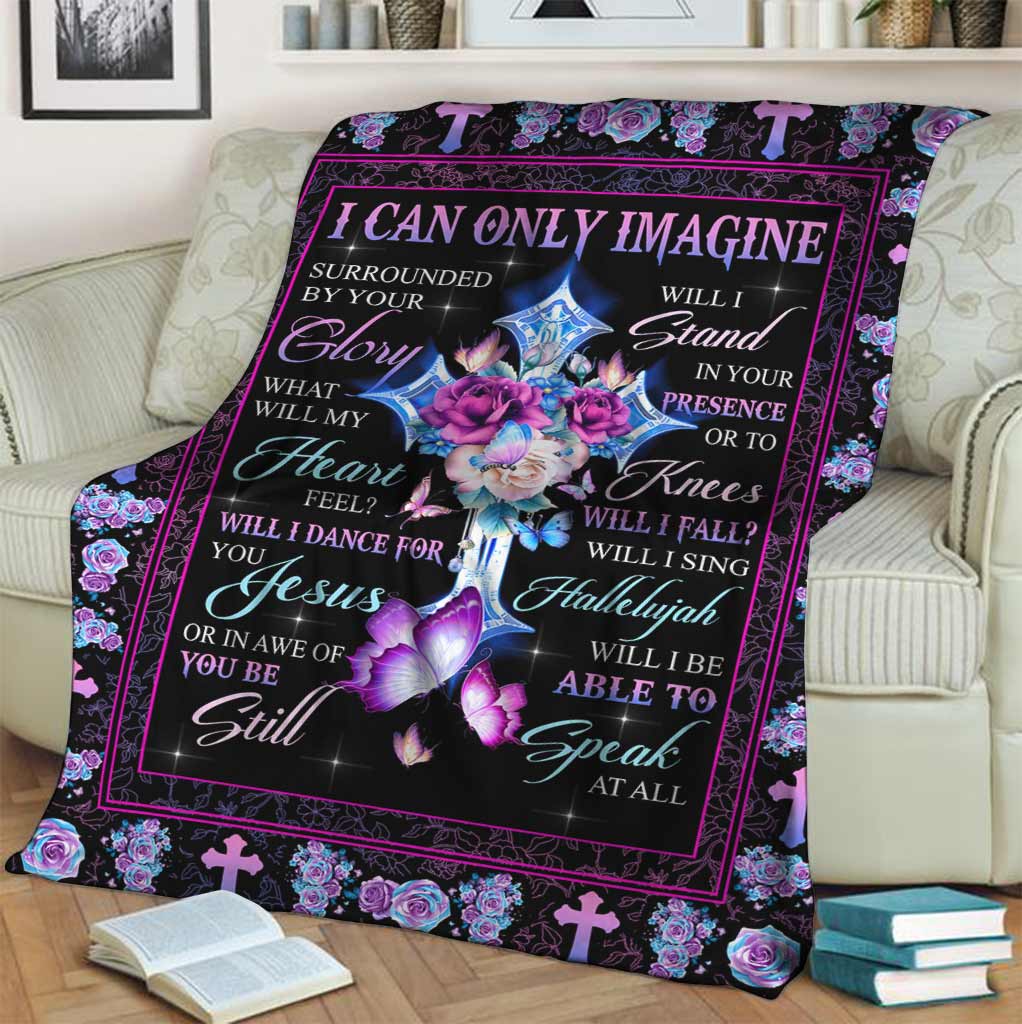Christian Faith Inspiration Flannel Blanket For Soft Bed Couch And Home Comfort