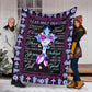Christian Faith Inspiration Flannel Blanket For Living Room And Bedroom Styling