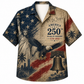 America 250th Liberty Brush Hawaiian Shirt