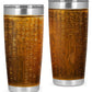 Egypt Golden Relief Glittering 20 Oz Tumbler For Hot Cold Drinks And Travel