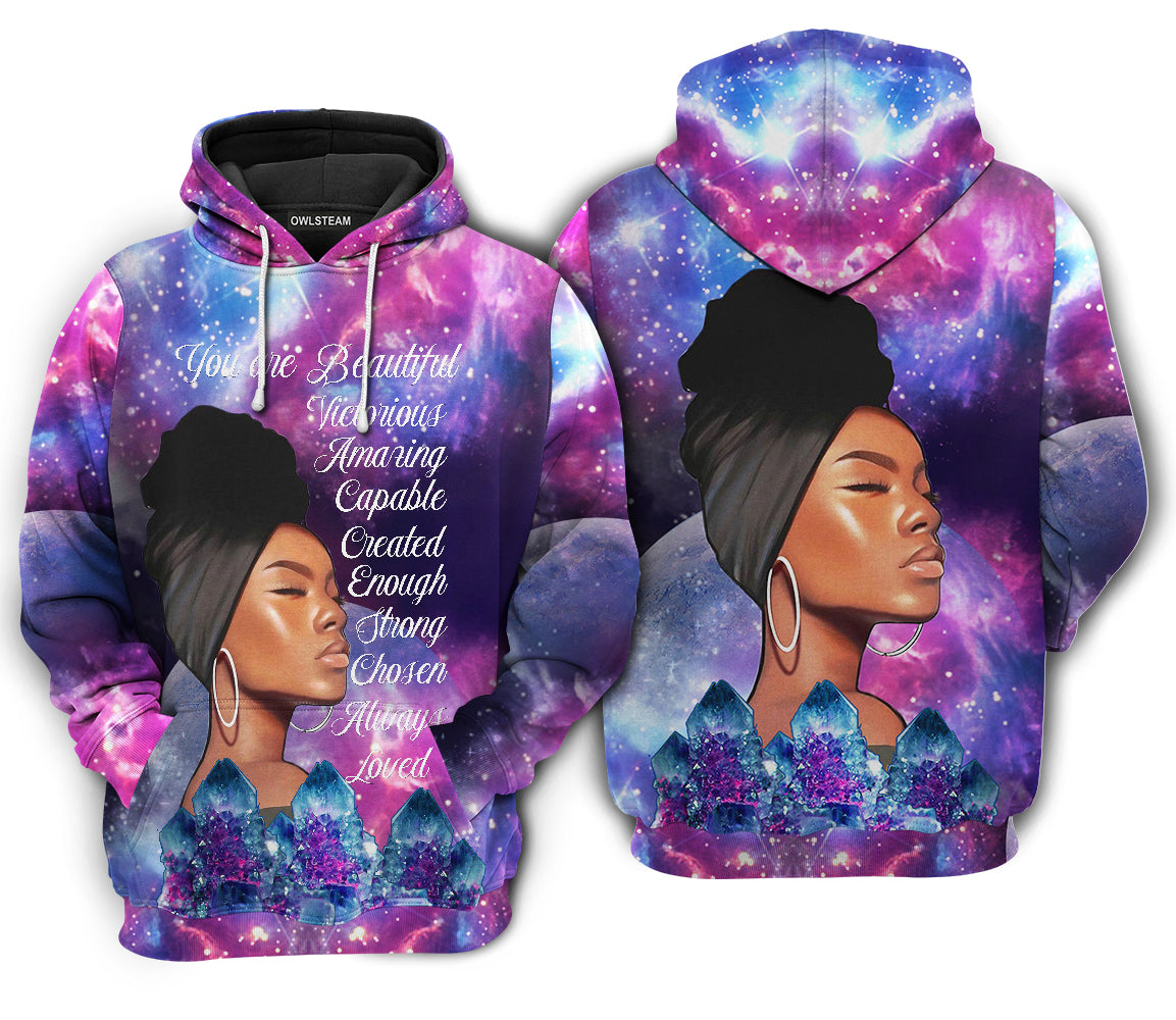 Black girl enough strong - Bomber jacket - BOMJ05TNH310821-Owls Matrix