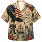 America 250th Anniversary Celebration Hawaiian Shirt