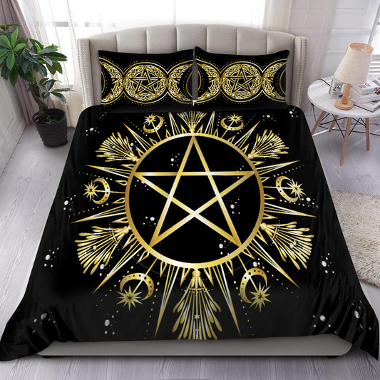 Yoga Love Peace Life Bedding Cover For Boho Bedroom Decor