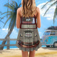 Hippie Van Retro Style Limited 3 – Women's Summer Sleeveless V-Neck Camisole Dress