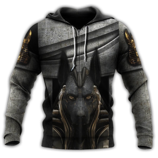 Anubis Ancient Egypt Art - 3D Hoodie